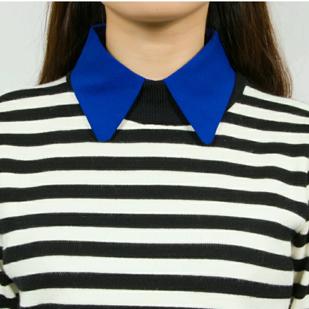 Decorative Lapel Collar Shirt